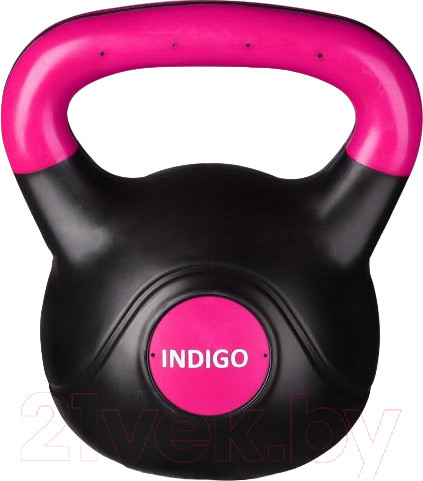 Изображение товара Гиря Indigo Sport IN125 (6кг, черный/розовый)