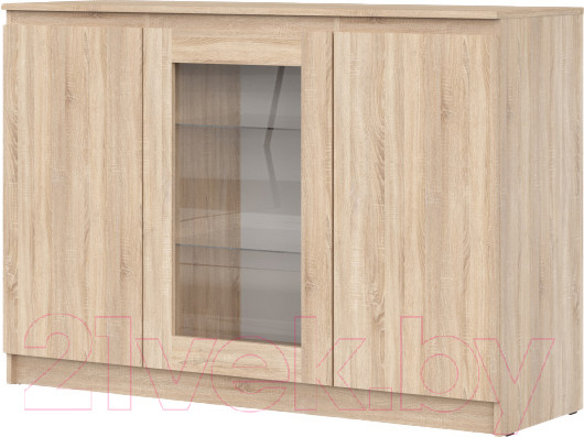 Изображение товара Тумба НК Мебель Stern Т-14 с витриной / 72678288 (дуб сонома)