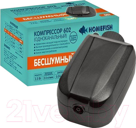 Изображение товара Компрессор для аквариума Homefish 68468