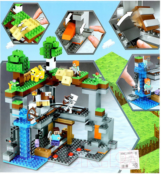 Изображение товара Конструктор Brick Мой Мир. Подземная крепость / 9771549 (557эл)