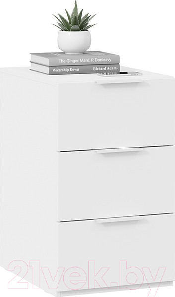 Изображение товара Тумба ТриЯ Порто ТД-393.15.01-11 (белый жемчуг/белый софт)