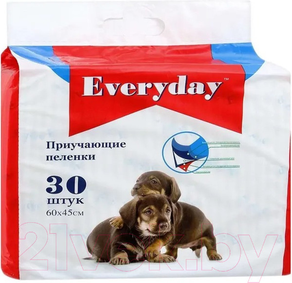 Изображение товара Одноразовая пеленка для животных Everyday 56492 (30шт)