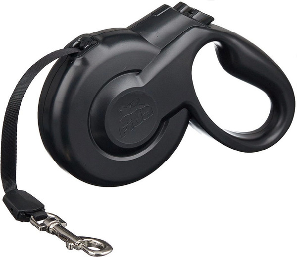 Изображение товара Поводок-рулетка Fida Styleash лента 3м для собак мелких пород / 66270 (черный)