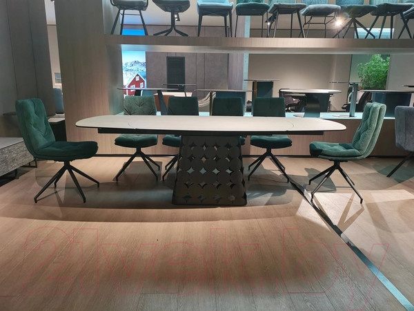 Изображение товара Обеденный стол M-City Lorens 150 TL-58 / 626M05337 (темно-серый/испанская керамика)