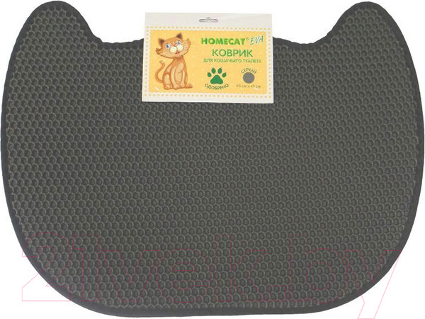 Изображение товара Коврик для кошачьего туалета Homecat Eva 65x49 / 78423 (серый)