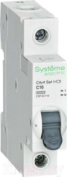 Изображение товара Выключатель автоматический Systeme (Schneider) Electric C9F34116