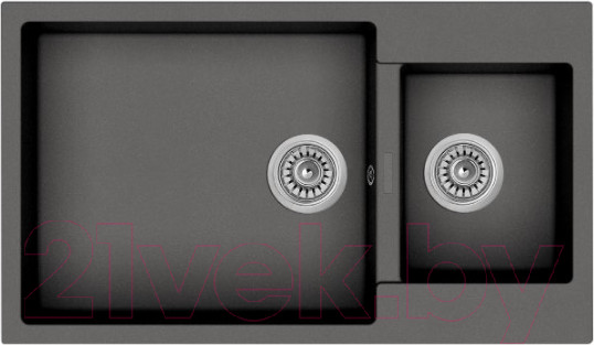Изображение товара Мойка кухонная Longran Enigma ENG860.500 15 (оникс)