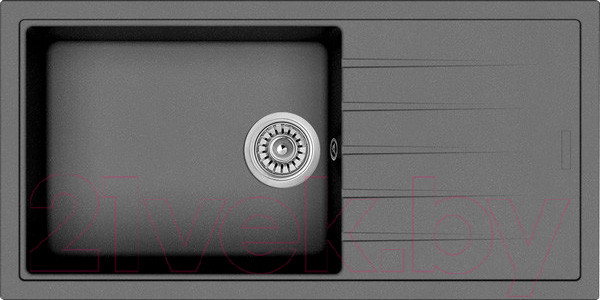 Изображение товара Мойка кухонная Longran Ultra ULS914.457 (оникс)