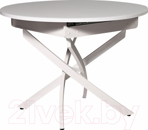Изображение товара Обеденный стол Мир стульев №31 (опти вайт/белый муар)