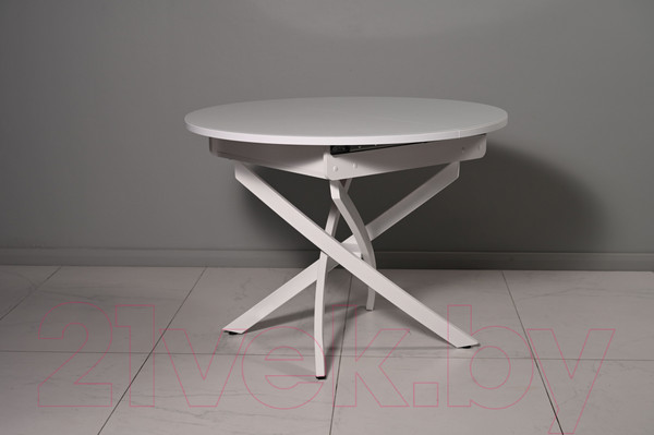 Изображение товара Обеденный стол Мир стульев №31 (опти вайт/белый муар)