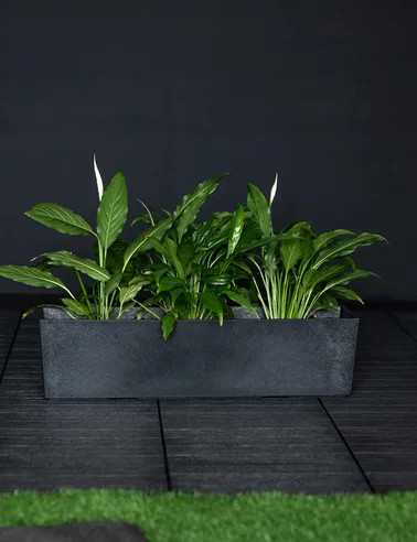 Изображение товара Кашпо Multy Home Sonata Plain Tapered EU5100294 (стальной серый)