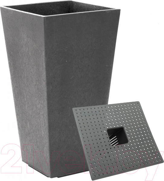 Изображение товара Кашпо Multy Home Sonata EU5100007 (стальной серый)
