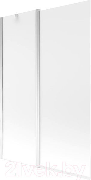 Изображение товара Стеклянная шторка для ванны Mexen Flip 120 / MEX-894-120-101-01-30