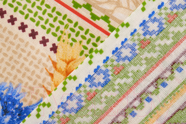 Изображение товара Скатерть Stolima Горница 1001-1 Анютины глазки (160x140)