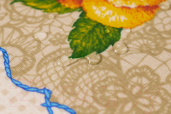 Изображение товара Скатерть Stolima Горница 1001-1 Анютины глазки (160x140)