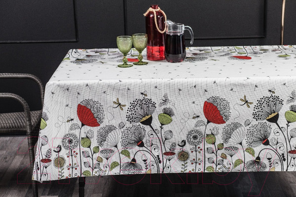 Изображение товара Скатерть Stolima Горница 1003 Одуванчики (220x140)