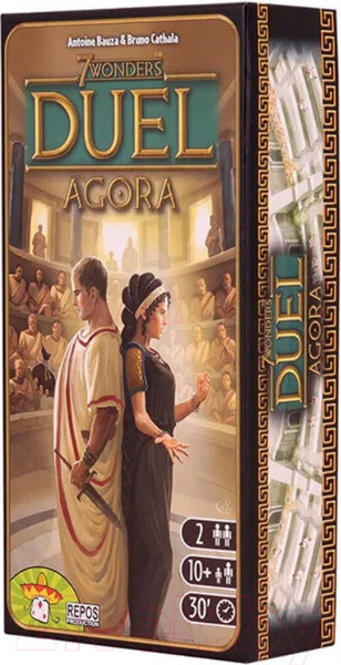 Изображение товара Дополнение к настольной игре Asmodee 7 чудес Дуэль. Агора. Рус. / БП-00004489