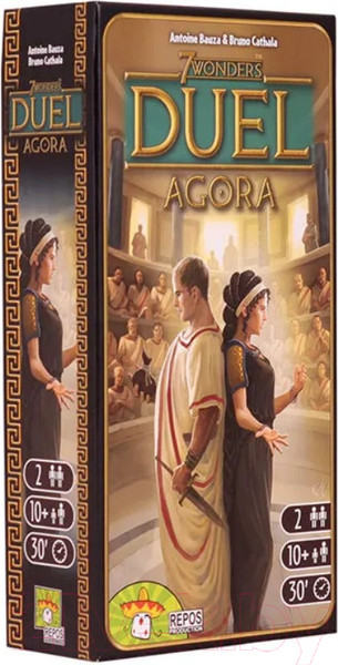Изображение товара Дополнение к настольной игре Asmodee 7 чудес Дуэль. Агора. Рус. / БП-00004489