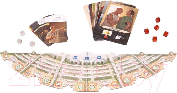 Изображение товара Дополнение к настольной игре Asmodee 7 чудес Дуэль. Агора. Рус. / БП-00004489