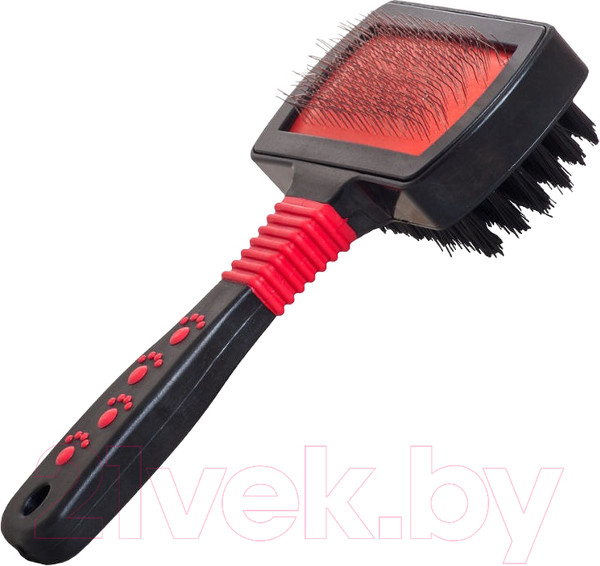 Изображение товара Щетка-пуходерка для животных Homepet Silver Series 80025