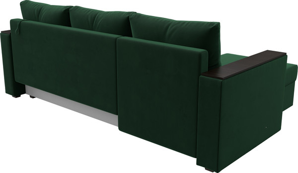 Изображение товара Диван угловой Лига Диванов Атланта Б/С левый / 117036L (велюр зеленый)