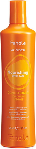 Изображение товара Кондиционер для волос Fanola Wonder Nourishing Восстанавливающий для сухих и вьющихся волос (350мл)