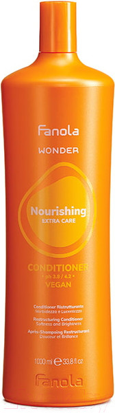Изображение товара Кондиционер для волос Fanola Wonder Nourishing Восстанавливающий для сухих и вьющихся волос (1л)