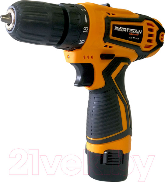 Изображение товара Аккумуляторная дрель-шуруповерт Partisan AD-12.14BPSN