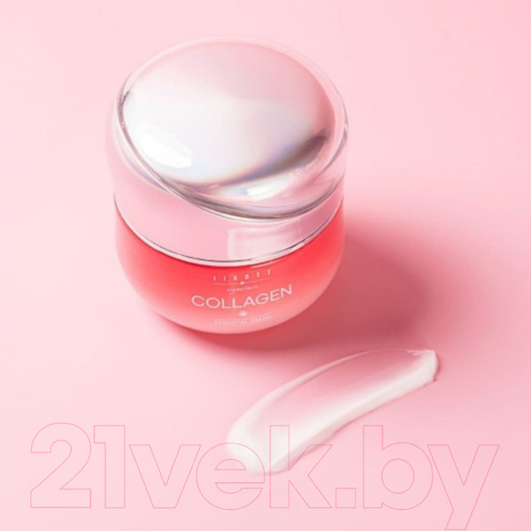 Изображение товара Набор косметики для лица Jigott Signature Collagen Тонер+Эмульсия+Крем (150мл+50мл+150мл+30мл+50мл)