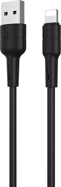 Изображение товара Кабель Borofone BX30 Lightning (1м, черный)