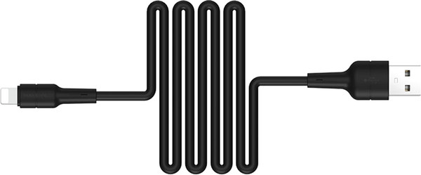 Изображение товара Кабель Borofone BX30 Lightning (1м, черный)