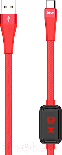 Изображение товара Кабель Hoco S4 Type-C (1.2м, красный)