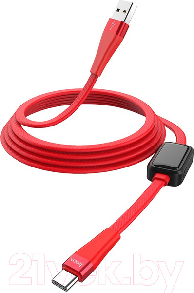 Изображение товара Кабель Hoco S4 Type-C (1.2м, красный)