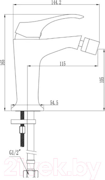 Изображение товара Смеситель Esko Bergamo BM 45