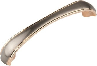 Изображение товара Ручка для мебели Trodos ZY-697 128мм сплав ЦАМ 58г (золото/никель)