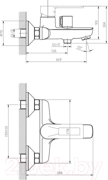 Изображение товара Смеситель Esko Belgrade BD 54