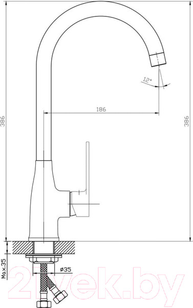 Изображение товара Смеситель Esko Belgrade BD 519