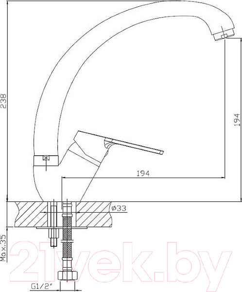 Изображение товара Смеситель Esko St.-Petersburg SPb 03