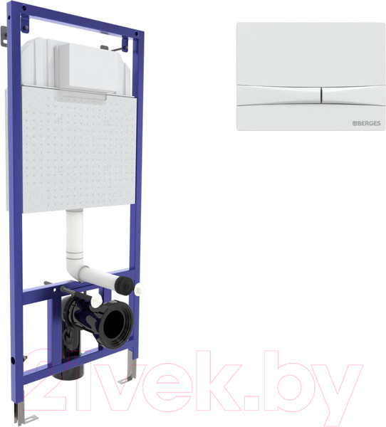 Изображение товара Инсталляция для унитаза Berges Novum F4 Soft Touch 040254