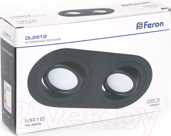 Изображение товара Точечный светильник Feron MR16 G5.3 DL2812 / 48459