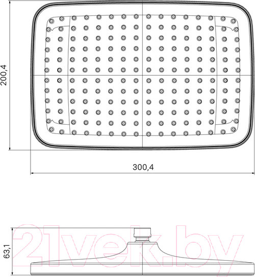 Изображение товара Лейка верхнего душа IDDIS Esper ESP25BSi64