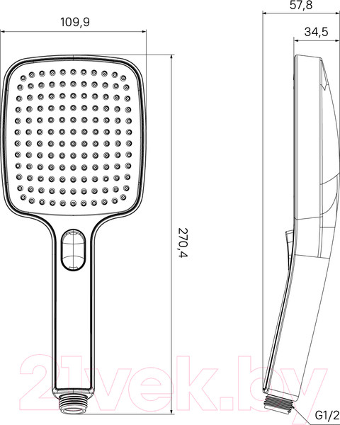 Изображение товара Лейка ручного душа IDDIS Esper ESP3FGSi18