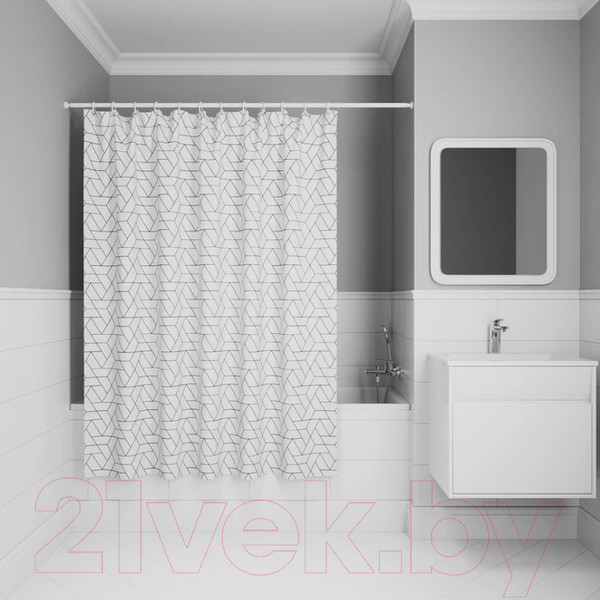 Изображение товара Шторка-занавеска для ванны IDDIS Basic BB01P18i11