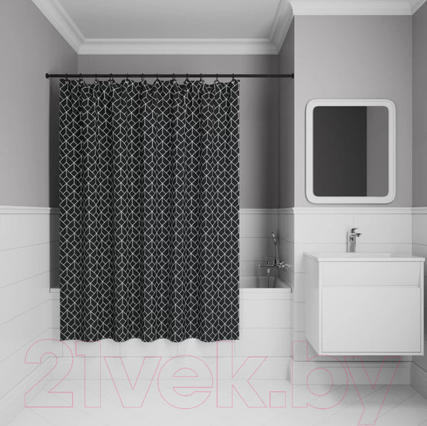 Изображение товара Шторка-занавеска для ванны IDDIS Basic BB02P18i11