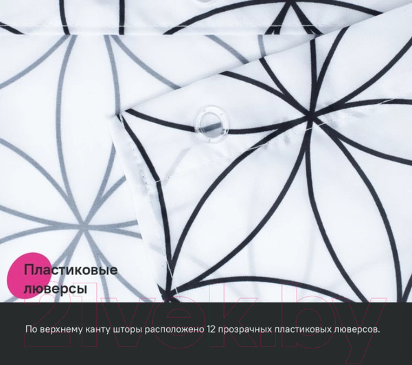 Изображение товара Шторка-занавеска для ванны IDDIS Basic BB04P18i11