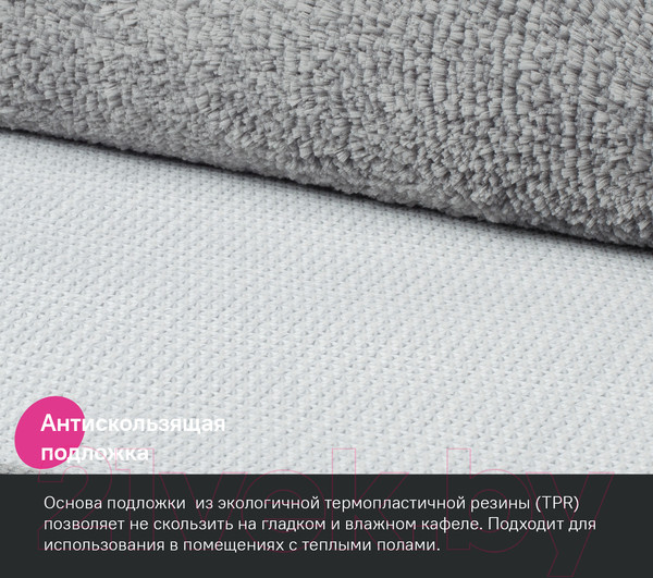 Изображение товара Набор ковриков для ванной и туалета IDDIS Basic BSET02Mi13