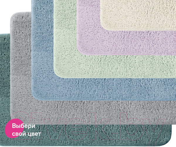 Изображение товара Набор ковриков для ванной и туалета IDDIS Basic BSET05Mi13