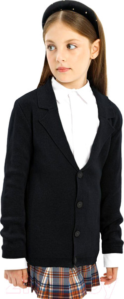 Изображение товара Пиджак детский Amarobaby Pure Love School / AB-OD23-PLS30/09-146 (р.146, черный)