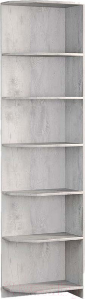 Изображение товара Полка Мебель-КМК Атланта угловая 0741.1 (бетон пайн светлый)