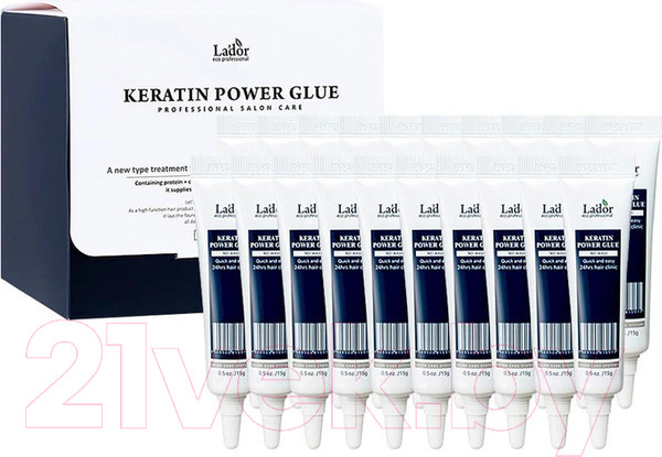 Изображение товара Сыворотка для волос La'dor Keratin Power Glue Для секущихся кончиков (20x15г)